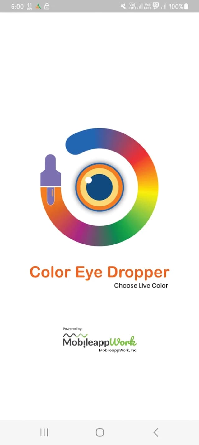 Color Eye Dropper (Productivity) app screen 1 of 4 built by MobileappWork