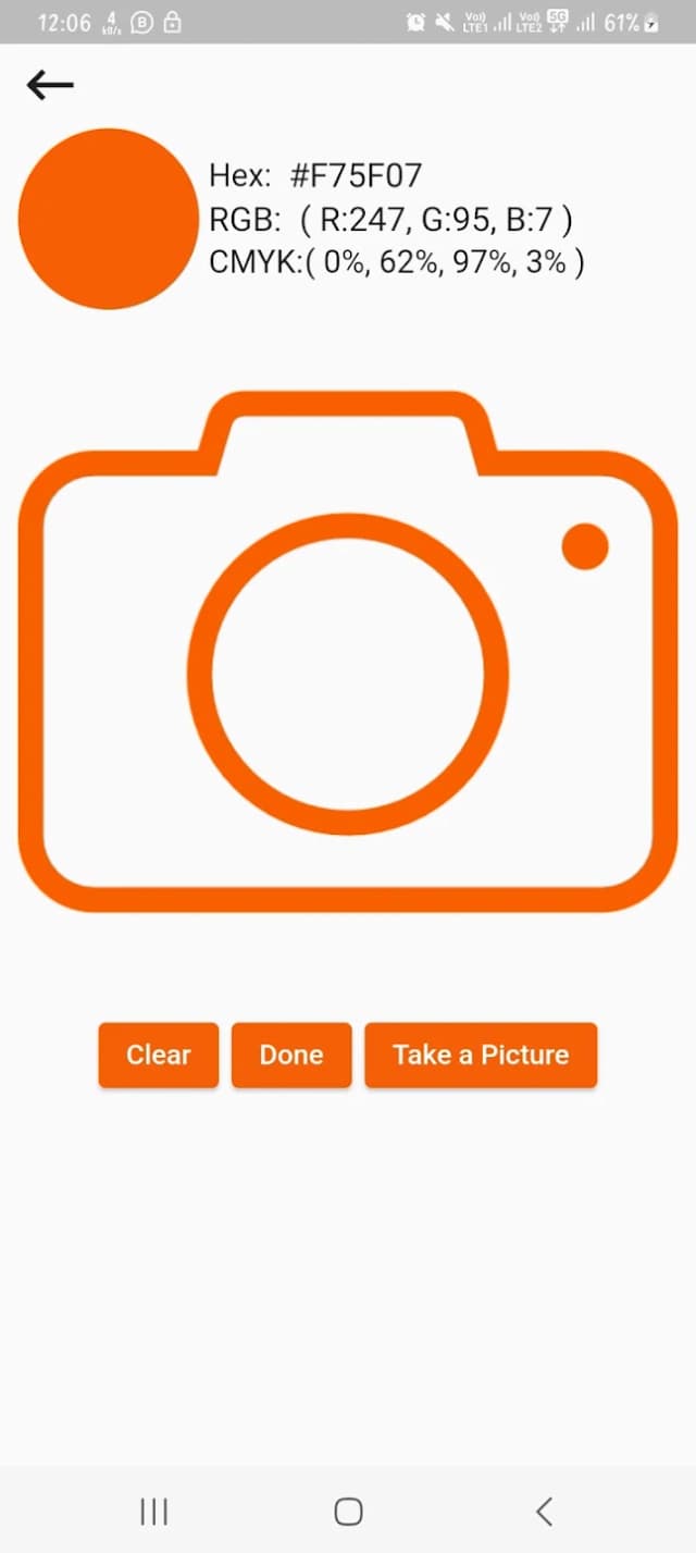 Color Eye Dropper (Productivity) app screen 3 of 4 built by MobileappWork