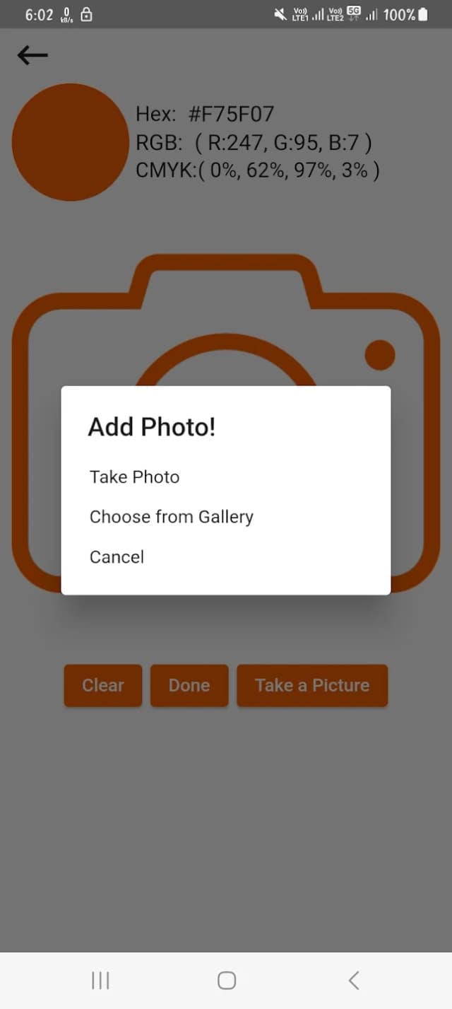 Color Eye Dropper (Productivity) app screen 4 of 4 built by MobileappWork
