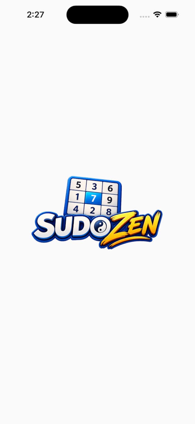 SudoZen (Puzzle Game) app screen 1 of 4 built by MobileappWork
