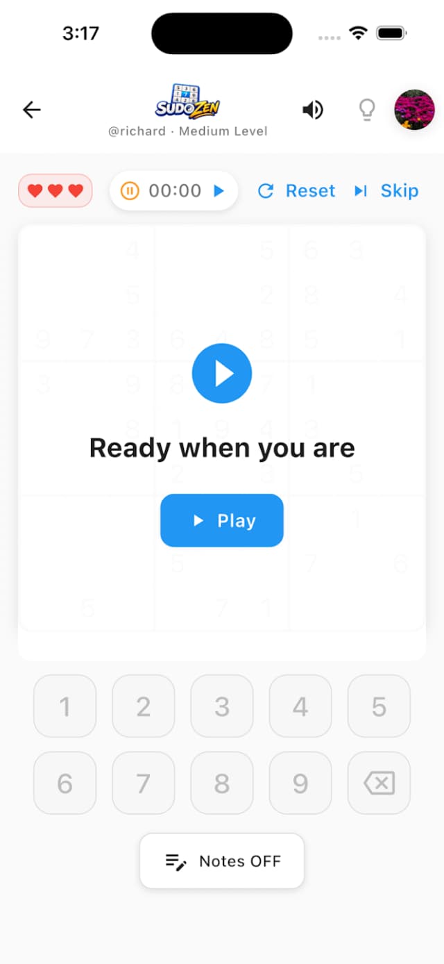 SudoZen (Puzzle Game) app screen 4 of 4 built by MobileappWork
